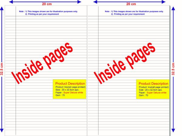 KIWI[20X32.5 CM] ANSWER SHEET