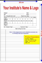 EAGLE-Answer Sheet (28X22CM)