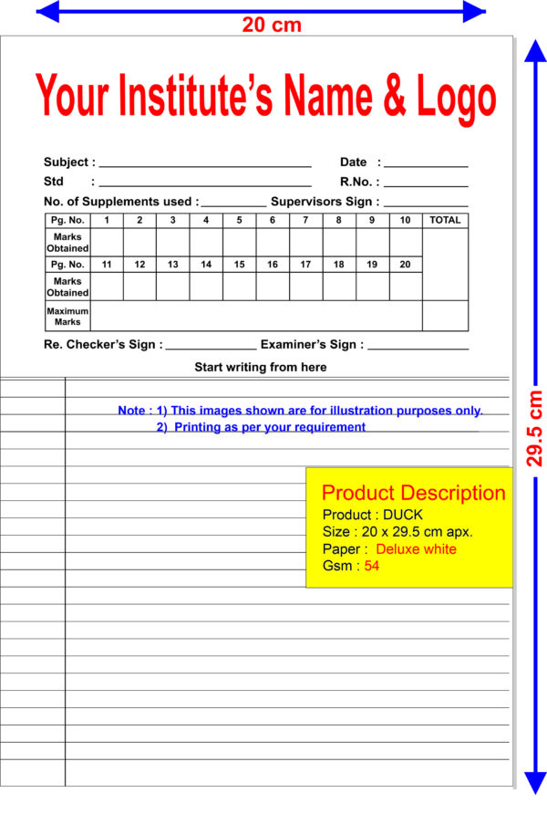 DUCK[A4]-Answer Sheets[20X29.5]CM