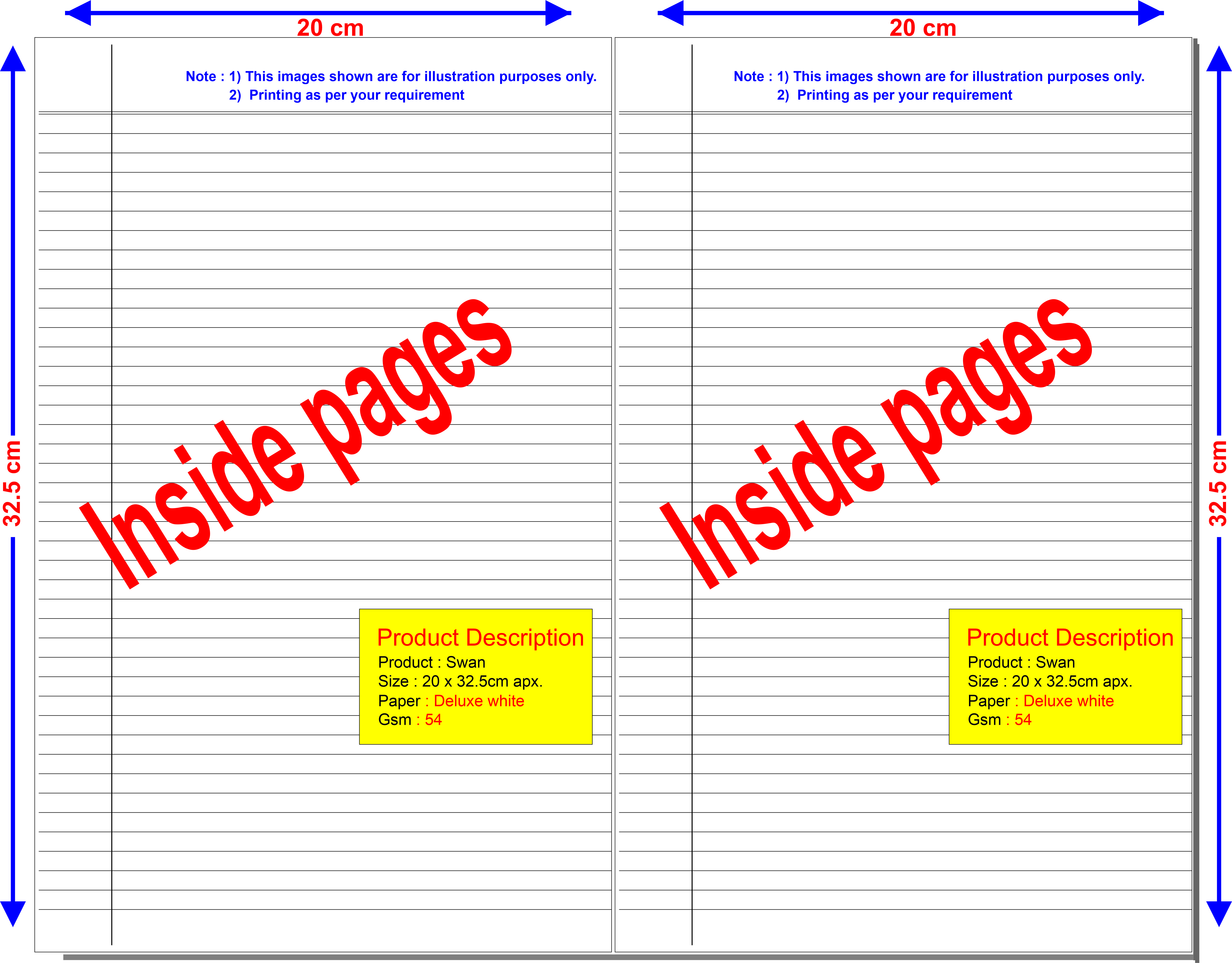 SWAN[20X32.5 CM]ANSWER SHEET